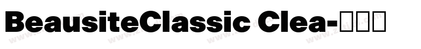 BeausiteClassic Clea字体转换 BeausiteClassic Clea字体转换